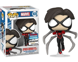اکشن فیگور اسپشیال 9 سانتی فانکو پاپ اسپایدر وومن مدل Funko POP - Marvel - Spider-Woman Mattie Franklin - Bobble Head - Exclusive _اسباب بازی